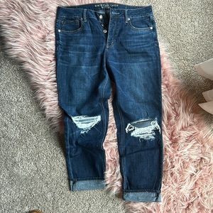 Women’s American eagle tom girl jeans. Size 10